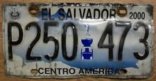 SINGLE EL SALVADOR LICENSE PLATE - 2000/11 - P250 473 picture