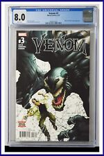 Venom #3 CGC Graded 8.0 Marvel March 2017 White Pages Comic Book. picture