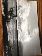 Cedar Key FL Dock Sunset RPPC Real Photo Postcard Vtg picture