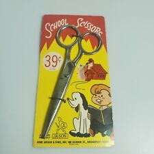 Ja-Son Product Vintage School Scissors John Ahlbin &  Sons Prop Display NOS picture
