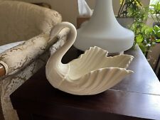 Vintage Lenox Ivory Porcelain Swan Dish Planter Vase picture