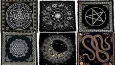 Lot Of 50 Tarot Witchcraft Beautiful Table Top Cloth Alter Spread Cotton Fabric picture