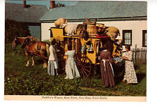Postcard: Peddler's Wagon, Ross Farm, New Ross, Nova Scotia, Canada picture