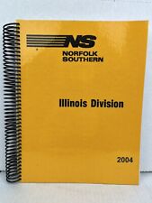Rare 2004 Norfolk Southern Illinois Division Track Charts Train Book picture