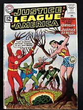 Justice League of America #9 1962 DC Comics Batman Superman Silver age Good/VG picture