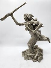 Franklin Mint Cheyenne Brave Pewter Jim Ponter Limited Western Heritage Museum picture