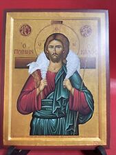 Jesus Christ icon The Good Shepherd, Handmade Orthodox icon picture