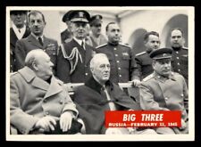 1965 Philadelphia War Bulletin #59 Big Three EX picture