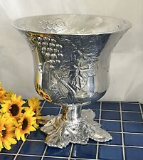 2002 Arthur Court Handcrafted Aluminum Wine Chiller Bucket Signed includes COA picture