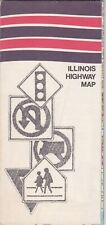 1973 Official State Issue Road Map Of Illinois picture