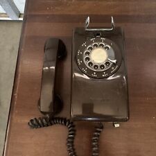 Vintage Stromberg Carlson Brown Wall Phone Rotary Telephone 1974 picture