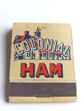 Colonial Ham  711 South Wilson Ave Dunn North Carolina  Dial 315 Matchbook picture