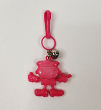 Vintage 1980s Plastic Bell Charm Boy With Hat Toy Cook For 80s Necklace picture