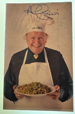 Munsters Al Lewis signed Grampa's Belle Gente Restaurant Postcard (unstamped) picture