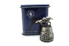 Exquisite Creations Pewter Thimble KENTUKY Race Horse Top Figural in Case picture