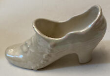 Vintage 1982 White Ceramic Shoe Paquin picture