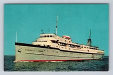 Milwaukee WI-Wisconsin, SS Milwaukee Clipper, Lake Michigan Vintage Postcard picture