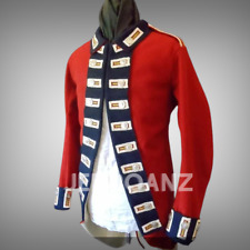 New Men's Regency 18th Century Red Patriot Worn British Soldier's Uniform picture