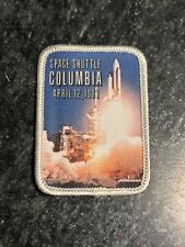 1981 Columbia Space Shuttle Program NASA Patch Logo Iron On 3” Jacket Rare STS 1 picture