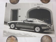 Porsche 924 Factory Press Photograph Photo Image Picture - Authentic 1980s picture
