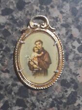 Vintage St Anthony Souvenir from Monsignor Cacella Medal  picture
