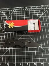 Spyderco Lil’ Native Knifecenter Exclusive w/ Smooth Black G10, Black CruWear picture