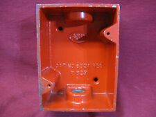 Vintage Faraday Fire Alarm Cast Aluminum Deep Box Offers Welcome #3 picture