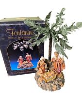 Roman Fontanini Nativity Holy Family Italy Musical Heirloom O Holy Night *Video picture