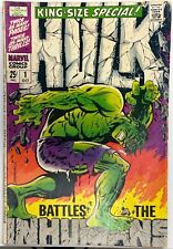 Incredible Hulk Annual #1, Jim Steranko Cover, GD, Marvel Comics 1968 picture