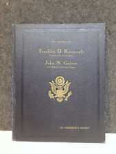1933 Franklin D Roosevelt LIMITED DELUXE # 1746 HARDCOVER INAUGURATION PROGRAM picture