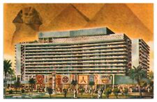 Vintage Nile Hilton Hotel Cairo Egypt Postcard Unposted Chrome picture
