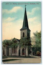 c1910 St. Mathias Episcopal Church Chapel Vintage Waukesha Wisconsin WI Postcard picture