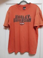 Vintage Harley Davidson Cole West Virginia Men's Tshirt XL Orange picture