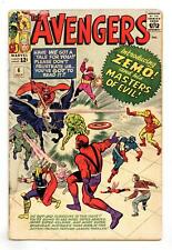 Avengers #6 GD- 1.8 1964 1st full app. Baron Zemo, 1st app. second Black Knight picture