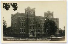 Gymnasium Baker University Baldwin Kansas KS Vintage Real Photo Postcard picture