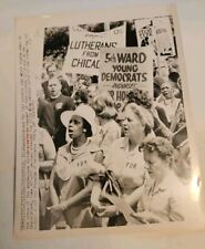 Vintage Press Photo Strike Protest 1965 Fair Housing Springfield, ILL picture