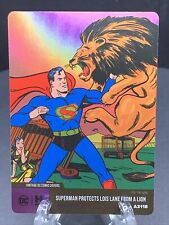 Superman Protects Lois Lane DC Hybrid 2023 Vintage Comic Cover Epic Holo #A3118 picture