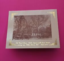 Wilkes Barre Old Court House-FOLDED CARD-GOLD GILDED-1998-COLLECTIBLES 1800'S picture