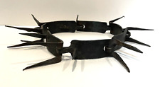 Wolf Collar Turkey Brutalist Custom Forged Iron by Local Blacksmith VTG Antique picture
