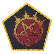 Arch Enemy Pentagram Yellow Border Patch Official Band Merch picture