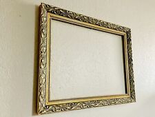 Antique/Vintage Gold Wood Ornate Photo Wall Art Frame  picture