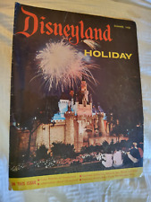 Summer 1958 vtg Disneyland Holiday magazine souvenir old original 1950's picture