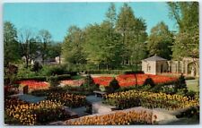 Postcard - One of many flower displays at Kingwood Center - Mansfield, Ohio picture
