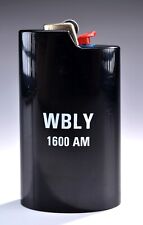 Vintage WBLY 1600 AM Radio Bic Lighter Sleeve, Case, Holder - Springfield, Ohio picture