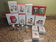 Hallmark Peanuts Gang & Snoopy Ornament Lot Of 16 Christmas picture