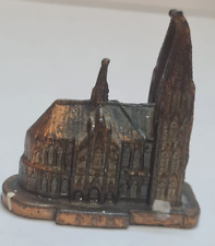 Vintage Mini Alloy Holloware Gothic Germany Cathedral Bronze Finish DOM ZU KOLN picture