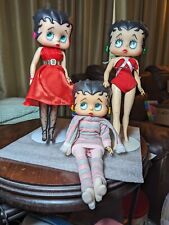 Set 3 Vintage 1988 Marty Toys Betty Boop Figurines As Is Some Repairs picture