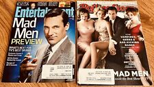 Mad Men 2012 Entertainment Weekly & 2010 Rolling Stone magazine issues Jon Hamm picture