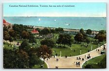 1920s TORONTO CANADIAN NATIONAL EXHIBITION ONE MILE WATERFRONT POSTCARD P1811 picture