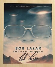 BOB LAZAR HAND SIGNED AUTOGRAPHED 8x10 PHOTO ALIEN UFO INVESTIGATOR COA picture